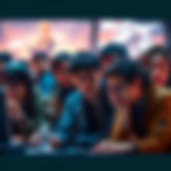 A group of players visibly frustrated while playing Monster Hunter in co-op mode, showing a lack of teamwork and communication.