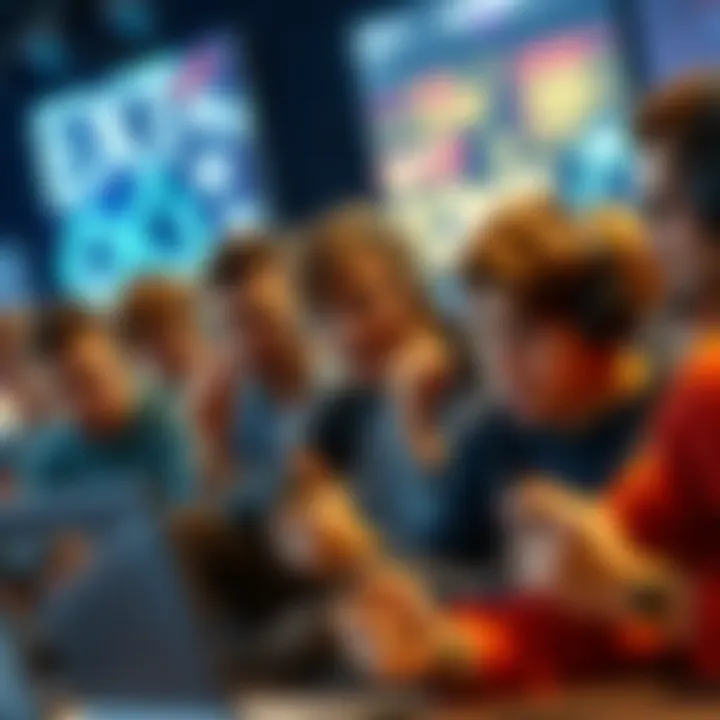 Frustrated gamers discussing labels A group of gamers expressing their frustration over unchanged game labels in a lively discussion