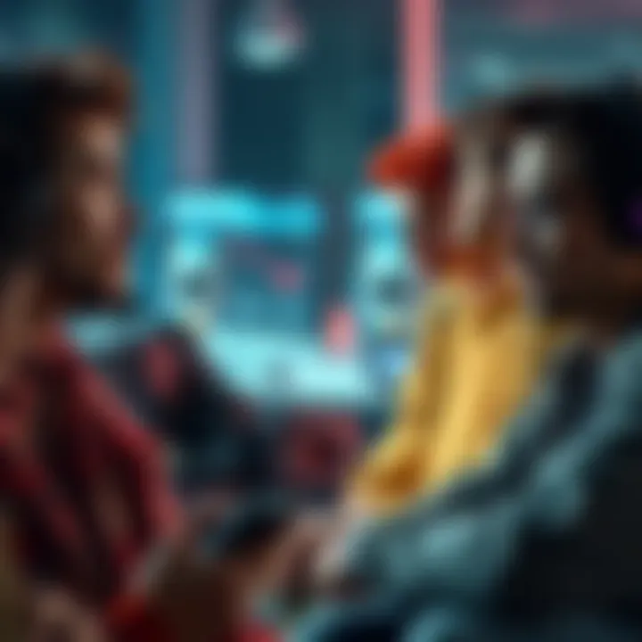 Gamers express dissatisfaction over similar character designs in a popular game, showing frustration in their expressions while discussing