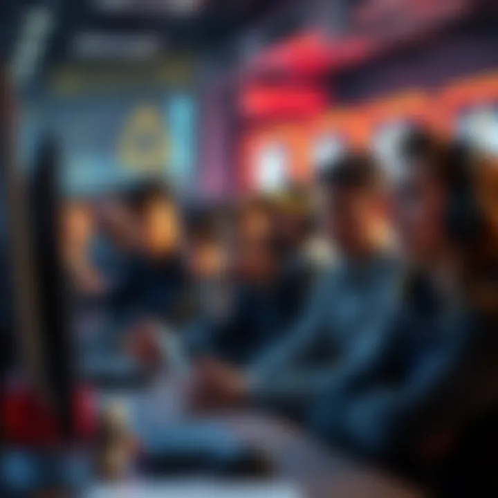 A group of gamers sharing their thoughts on event mechanics at a gaming forum, showing expressions of dissatisfaction
