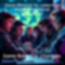 Group of gamers showing frustration over recent game balance changes, discussing adjustments made for elite players