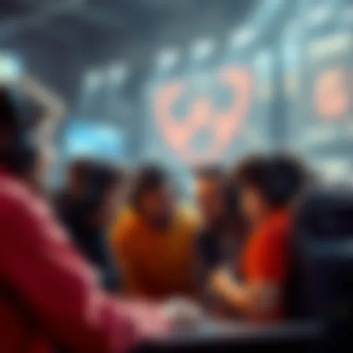 A group of gamers gathered, expressing their dissatisfaction with the Grinder rewards system, showcasing frustration and discussing possible changes.