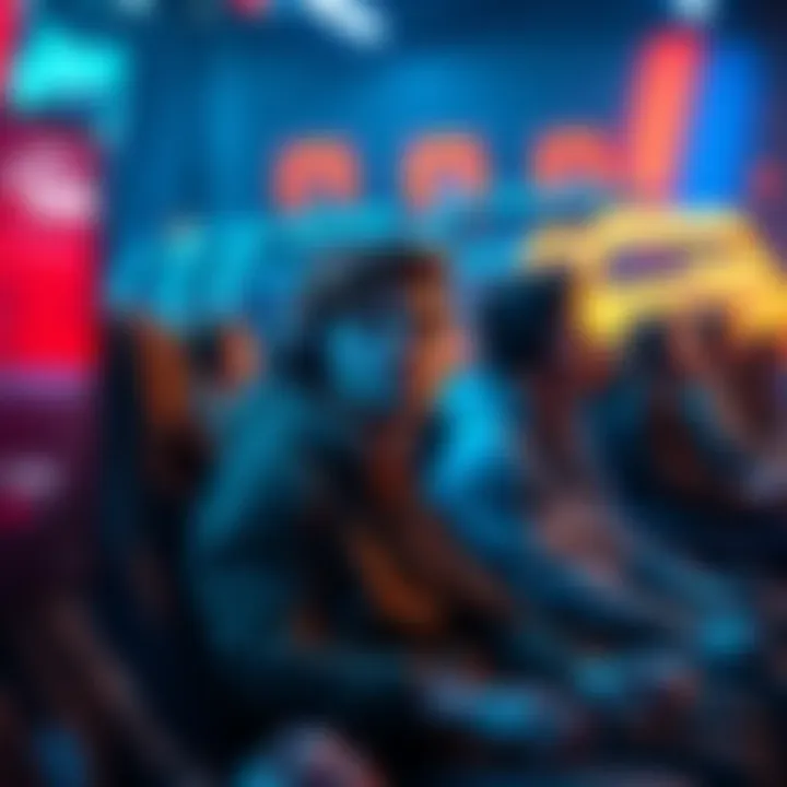 A group of frustrated gamers sitting in front of their screens, looking bored as they experience slow matches due to retreats for one cube.