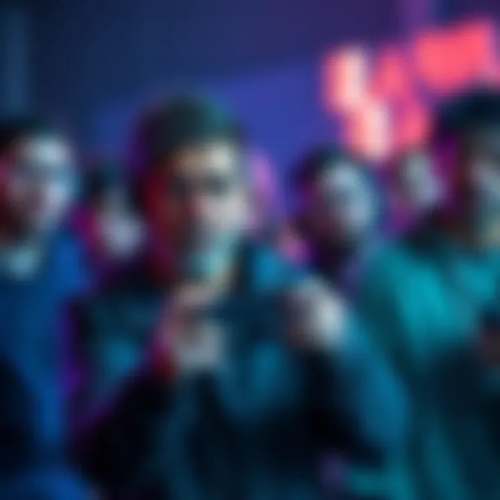 Frustrated Gamers with Consoles A group of gamers showing disappointment over a gaming console, with one person holding a controller and frowning.