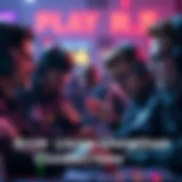 A team of players showing frustration while one teammate uses an unfamiliar character in a game, emphasizing the need for communication and teamwork.