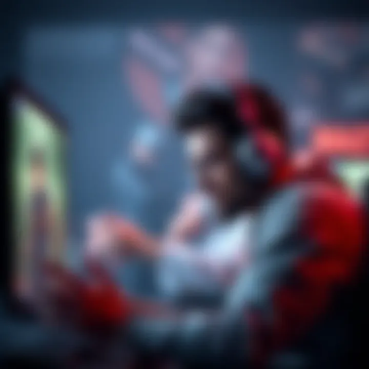 A Mac user looking frustrated at their screen while trying to purchase cards and hero skins in a game.