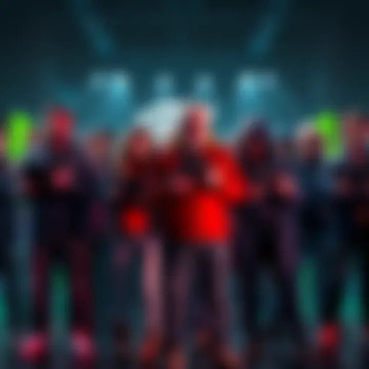 A group of unhappy customers standing together, holding Nvidia products and expressing their dissatisfaction, highlighting feelings of neglect.