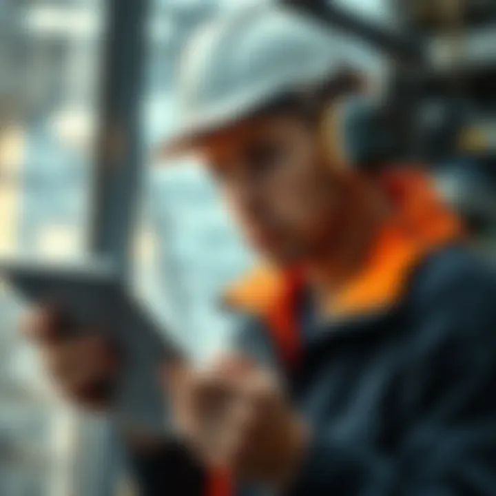 An operator looks disappointed while holding a broken iPad, reflecting on their lost career due to technology failures.