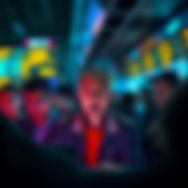 Group of people expressing frustration while looking at screens showing streaks and level discounts