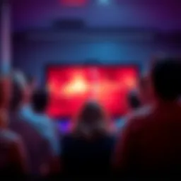 Group of people looking confused and frustrated at a screen showing an error message