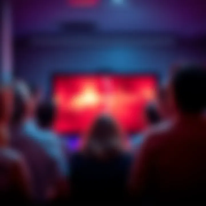 Group of people looking confused and frustrated at a screen showing an error message