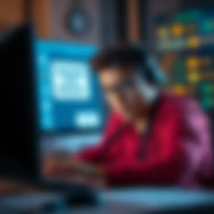 A person looking frustrated while trying to claim daily rewards on a computer screen, with notification pop-ups visible.