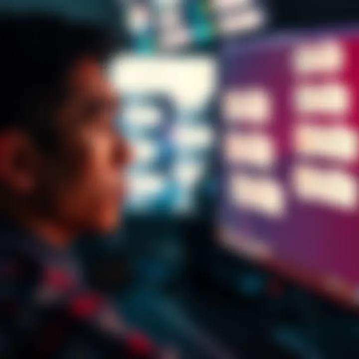 A person showing frustration while staring at a computer screen filled with annoying confirmation dialogs