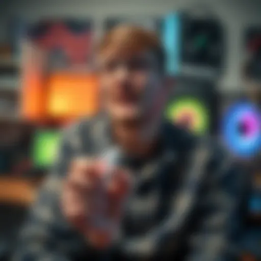 A person appears frustrated while holding an empty tube of thermal paste at a desk filled with computer parts, highlighting the importance of preparation for tech projects.