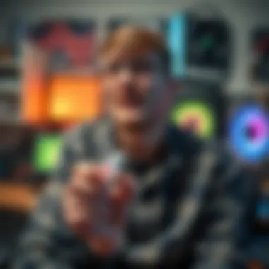 Frustrated person looking at empty thermal paste tube A person appears frustrated while holding an empty tube of thermal paste at a desk filled with computer parts, highlighting the importance of preparation for tech projects.