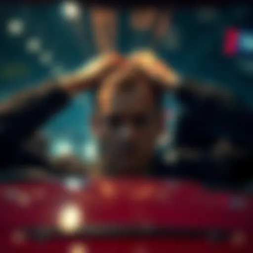 A person showing frustration while stuck in traffic, visibly upset with their hands on their head.