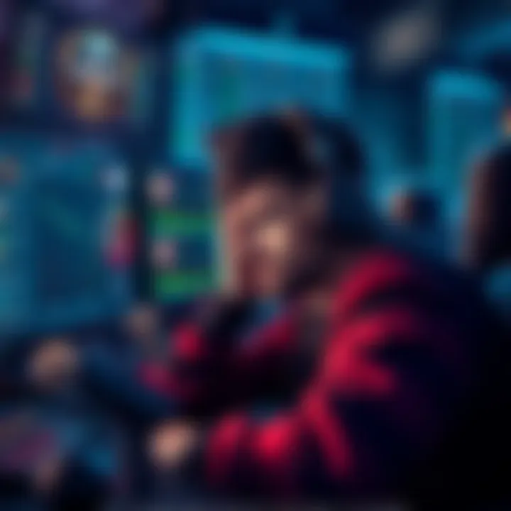 A player showing frustration while playing APM Pirates, surrounded by game stats and rankings, looking at a screen displaying low MMR and counters from opponents