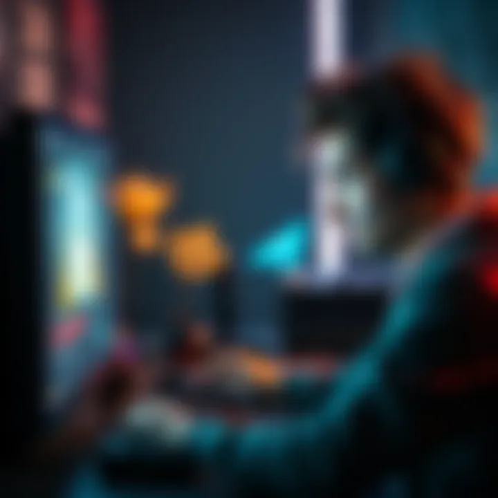 A gamer looks upset while trying to play Arc Raiders on a computer, showing a support chat window on the screen with no responses.