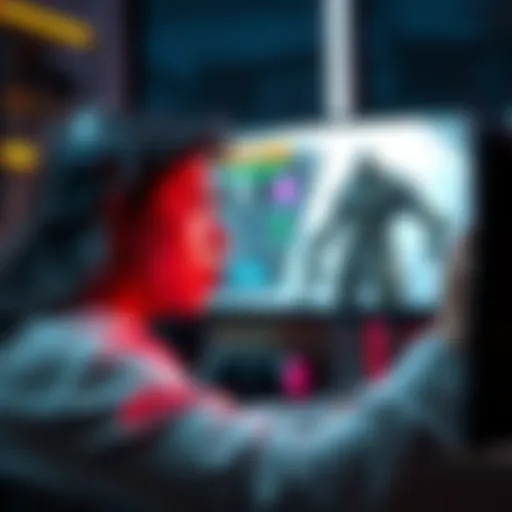 A player looking frustrated while playing a video game, with a character known as HAG on the screen, showcasing gameplay issues