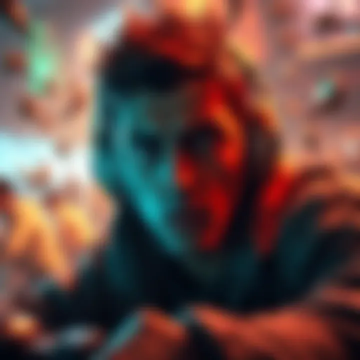 Frustrated player in Marathon A gamer struggles with solo play in Marathon, looking overwhelmed by chaotic group dynamics