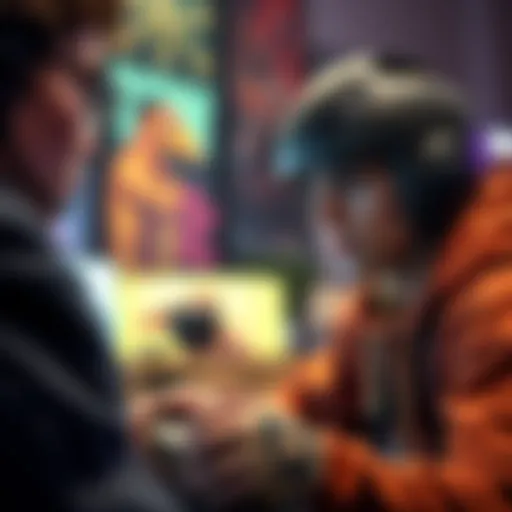 A player looks annoyed as their friend is absorbed in Tony Hawk Pro Skater instead of fighting.