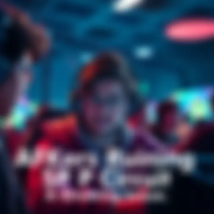 A gamer looking upset while playing, surrounded by inactive players in the SP Circuit.