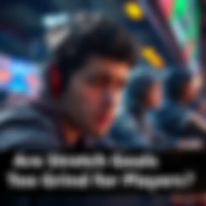 A player looking stressed while trying to complete repetitive tasks in a video game for rewards.