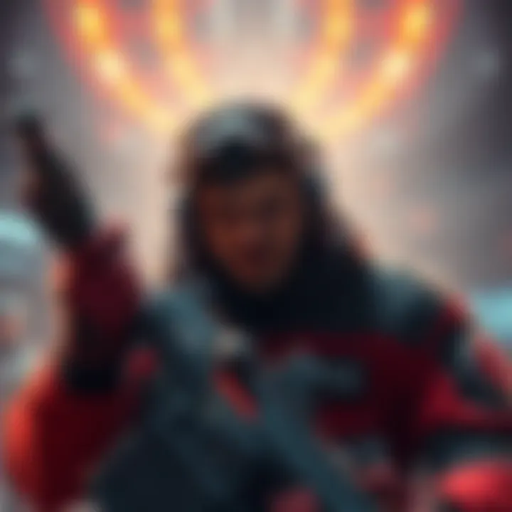 A player expressing frustration over user interface problems in a game, with a focus on weapon upgrades.