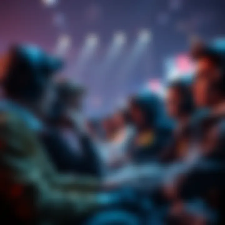 Frustrated players in an arena match Players showing frustration due to skill gaps in an arena match