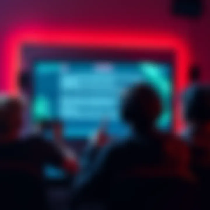 Group of gamers expressing frustration over bugs in Axion gameplay, showing game screen with error messages