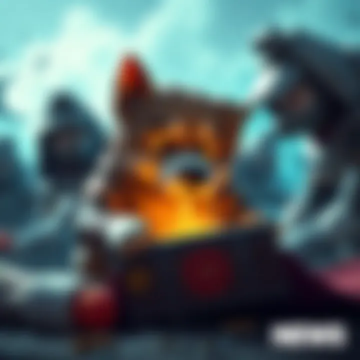 Players struggling to collect chests for dog upgrades while facing interruptions from others