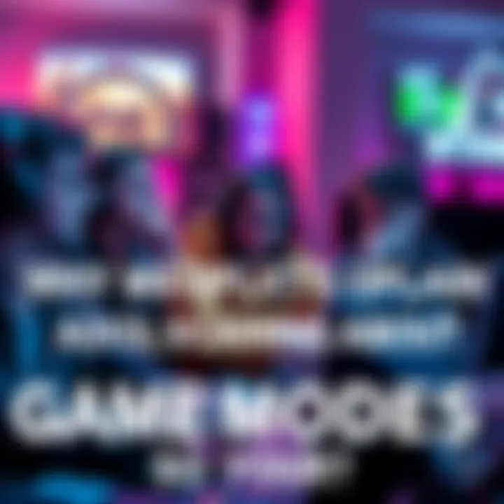 Frustrated players discussing game modes A group of gamers expressing frustration over game modes while sitting at their consoles