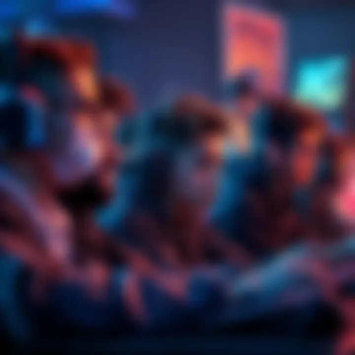 Group of gamers looking upset while playing Blizzard's game, showing frustration over unfair matchmaking against seasoned competitors