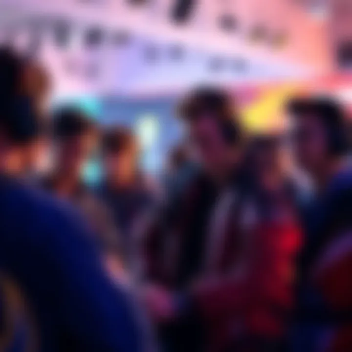 A group of players expressing frustration over a new PvP mode at a gaming event