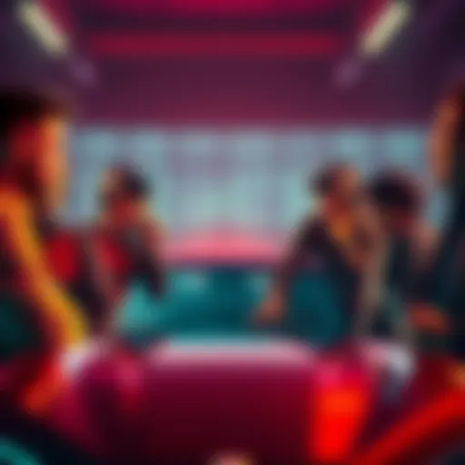 Group of players expressing disappointment over not receiving the 'Red Caliburn' car after completing the mission