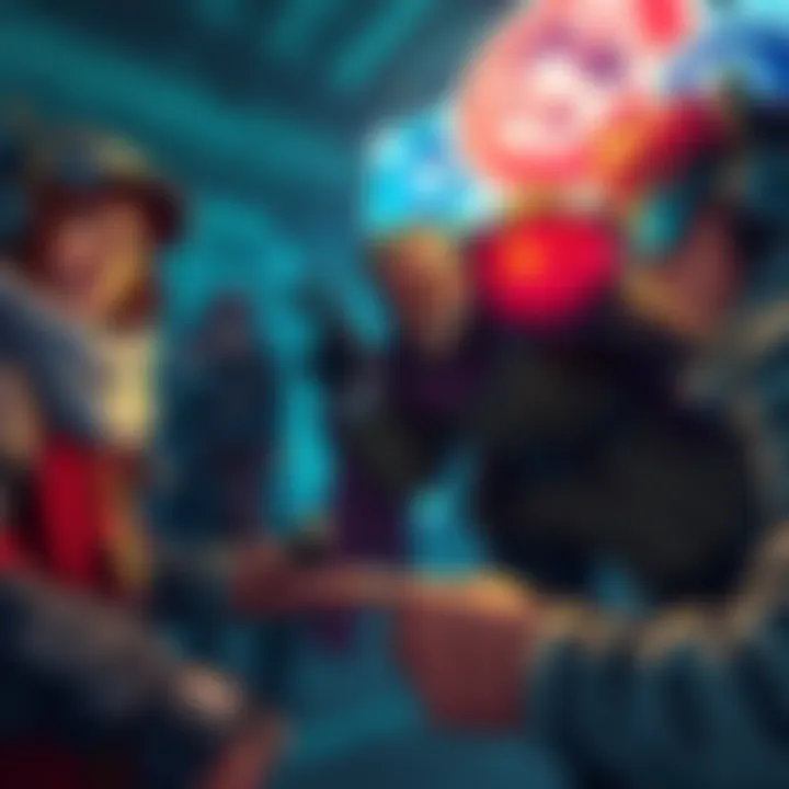 A group of players expressing frustration while facing characters with freezing and teleportation abilities in a gaming environment