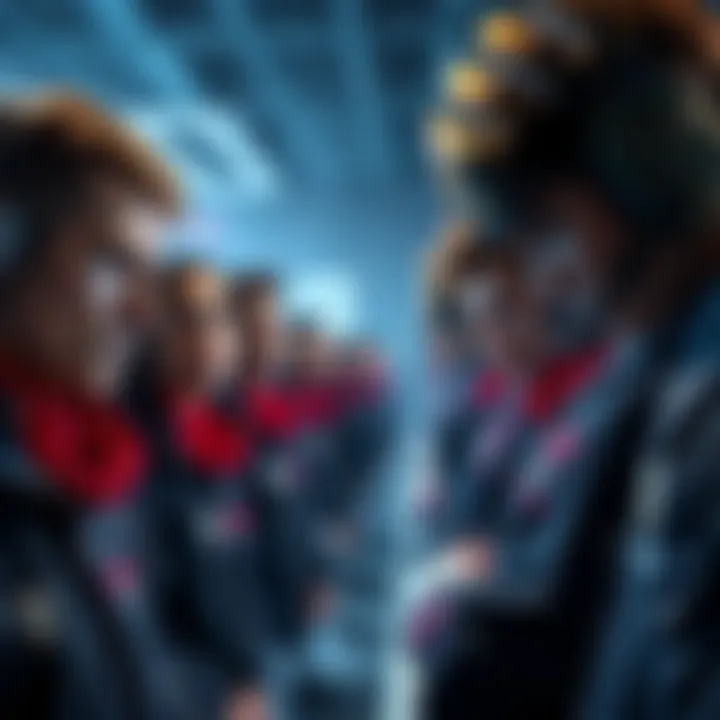 Group of players looking frustrated while waiting for game queues to update