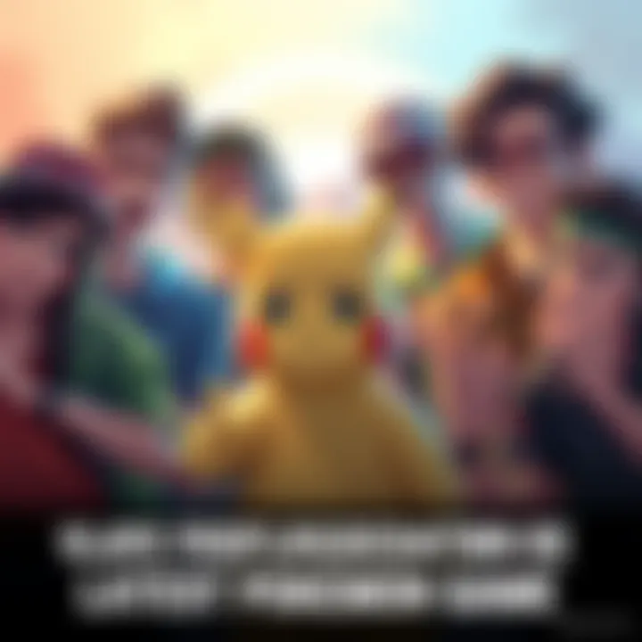 A group of players expressing frustration over the latest Pokémon game, showcasing their disappointment with gestures and facial expressions.