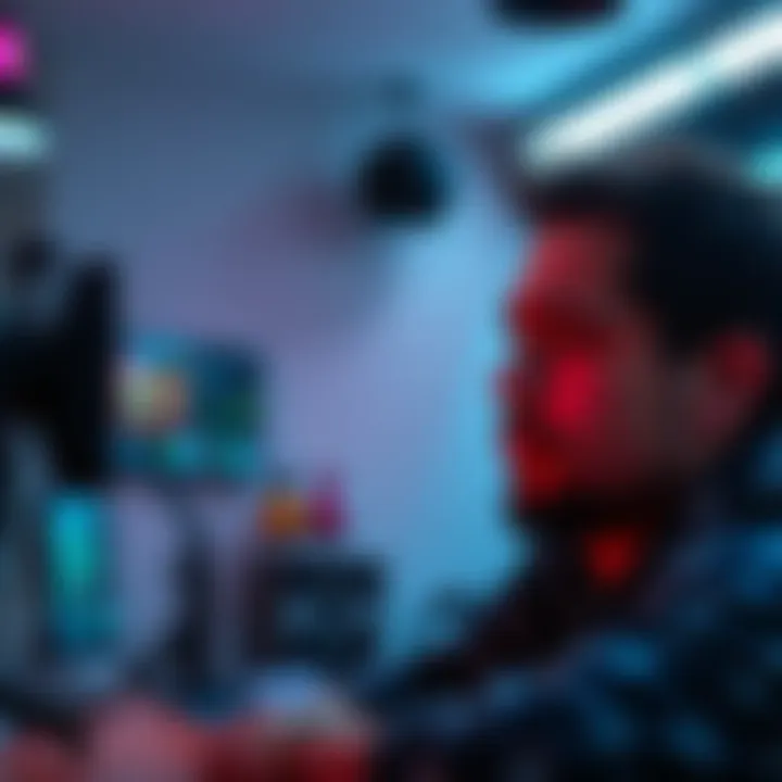 User observing their Cam 7 camera spinning continuously, showing a look of frustration