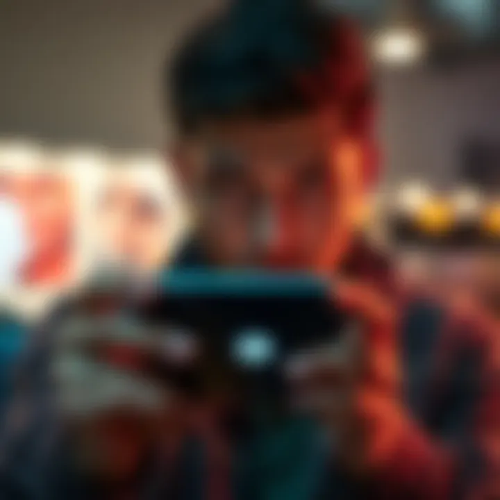 A person looks frustrated while holding a smartphone with a missing play button on the screen, symbolizing app and browser issues.