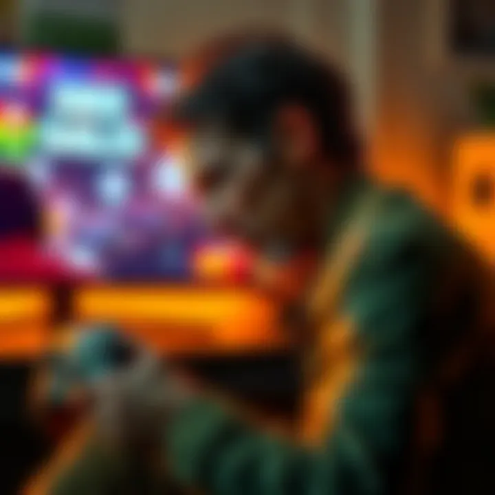 An Xbox player looks frustrated while staring at a console screen showing a crashed game, symbolizing issues after an update.