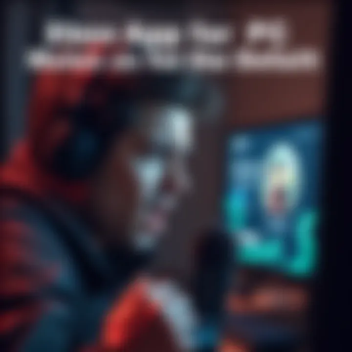 Frustrated Xbox user with muted microphone An Xbox user showing frustration while trying to unmute on the PC app during cloud gaming, with the app visible on the screen