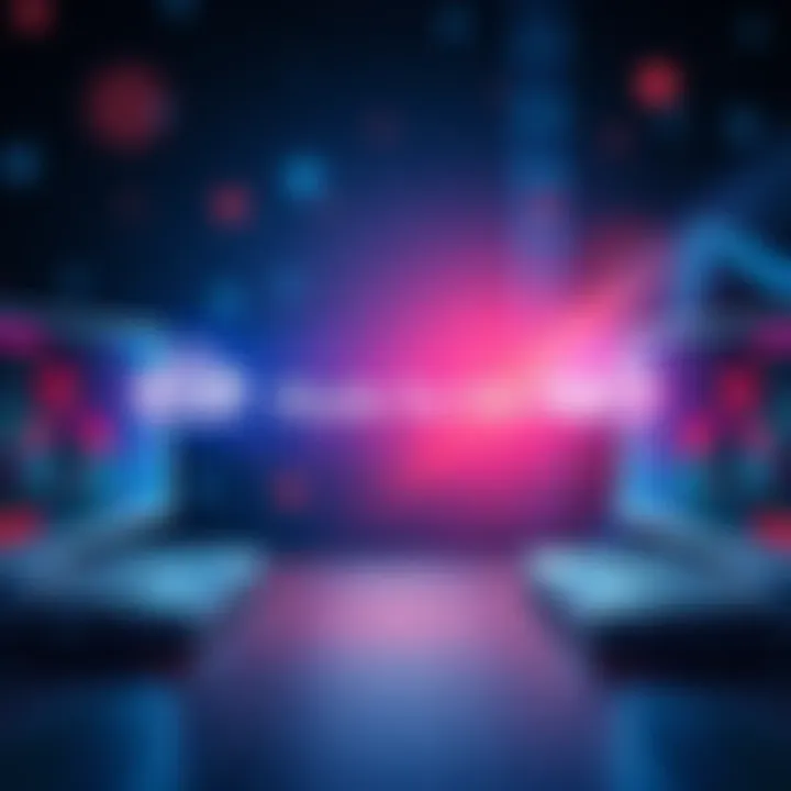 Illustration showing two computer networks connecting with Made for this solution in the middle, symbolizing integration of FTP and MFT systems