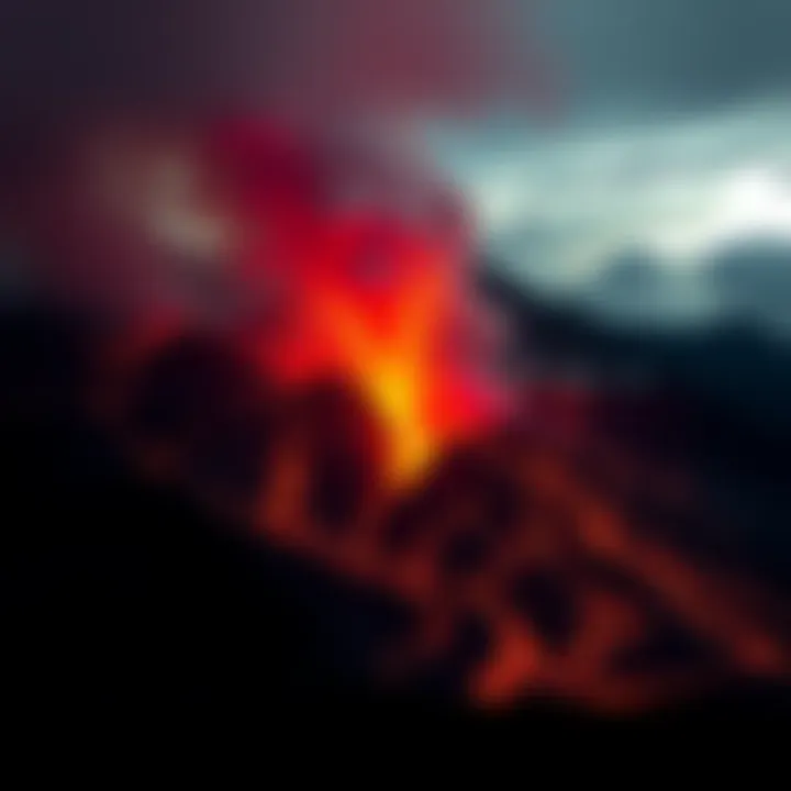 Fuego Volcano Eruption Live Stream Leva2k streaming the erupting Fuego volcano with lava and smoke visible