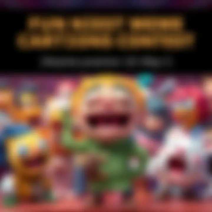 A vibrant graphic featuring quirky characters and humorous elements symbolizing meme culture