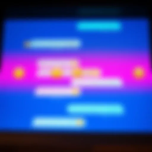 A chat screen filled with humorous messages and emojis, showcasing laughter and nostalgia.