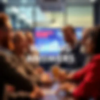 A group of people laughing while exchanging wrong answers to questions in a lively discussion on a user board.