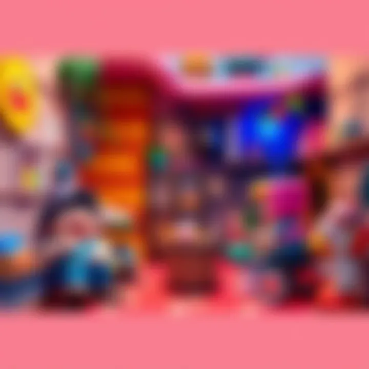 Funny Adventure Games A colorful scene from a comedy adventure game featuring quirky characters and humorous settings