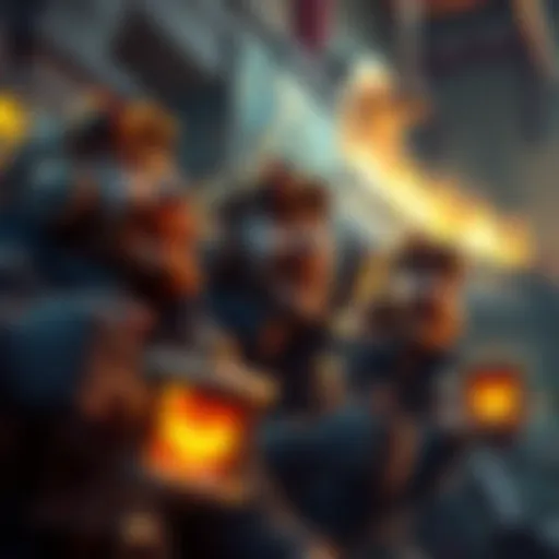 Players laughing and reacting to unexpected game events in Tavern Brawl
