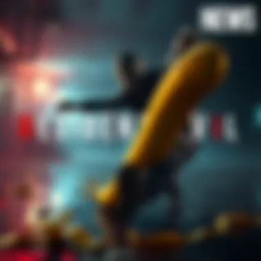 Funny Resident Evil Moment A character from Resident Evil awkwardly dodging a zombie while slipping on a banana peel, capturing a humorous gameplay moment.